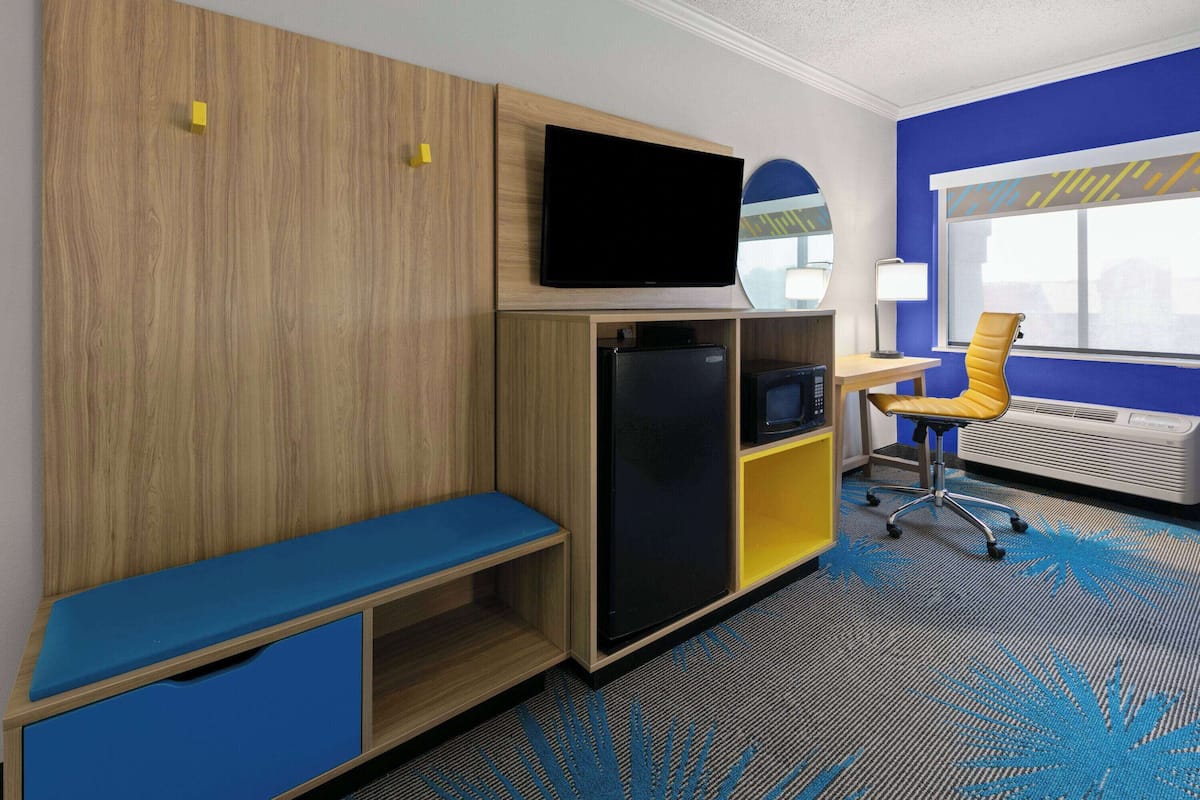 Room, 2 Queen Beds, Non Smoking | Down comforters, pillowtop beds, desk, laptop workspace