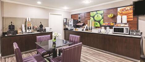 Free continental breakfast