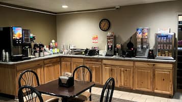 Gratis kontinental frukost varje dag