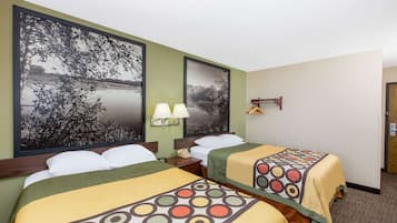 Desk, free cribs/infant beds, free WiFi, bed sheets