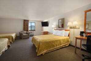 Studio Suite, Multiple Beds, Non Smoking | Desk, blackout curtains, iron/ironing board, free cots/infant beds - Super 8 by Wyndham Coeur d'Alene (Coeur d'Alene)