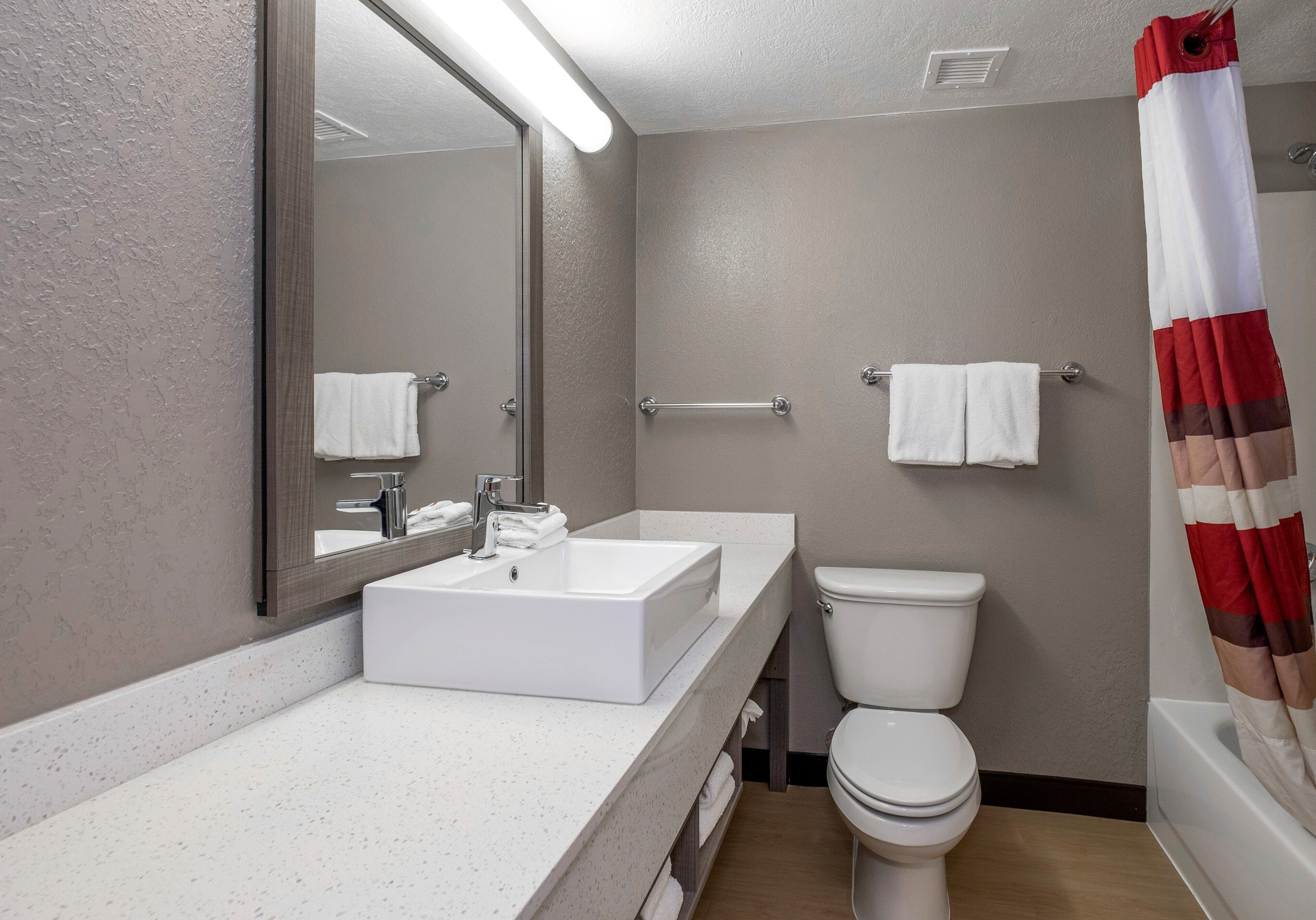Free toiletries, hair dryer, towels, soap