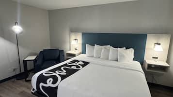 Room, 1 King Bed, Non Smoking | Premium bedding, pillowtop beds, desk, laptop workspace
