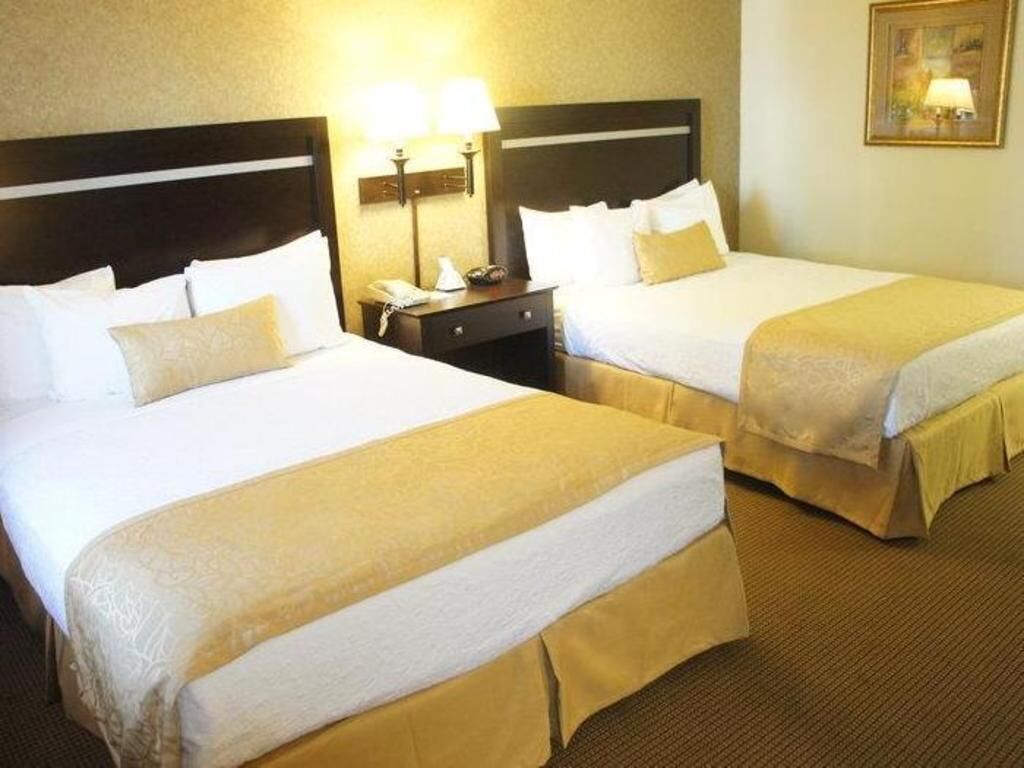 Pillow-top beds, in-room safe, desk, laptop workspace