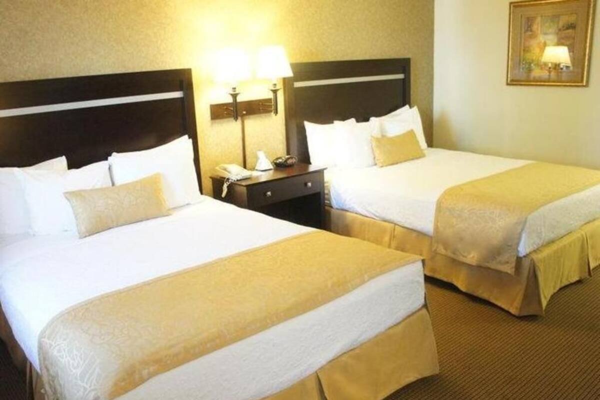 Pillow-top beds, in-room safe, desk, laptop workspace