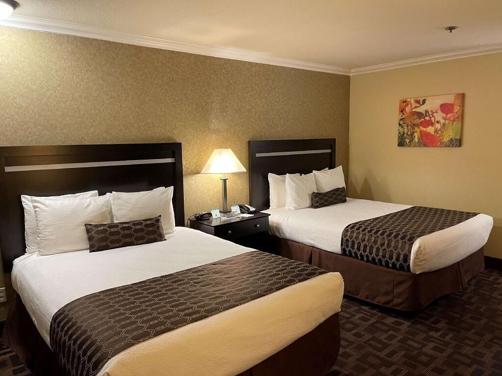 Pillow-top beds, in-room safe, desk, laptop workspace