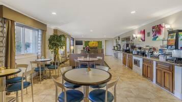 Free daily full breakfast