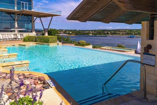 3 outdoor pools, pool cabanas (surcharge), pool umbrellas