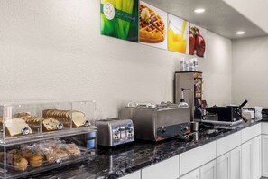 Free daily on-the-go breakfast