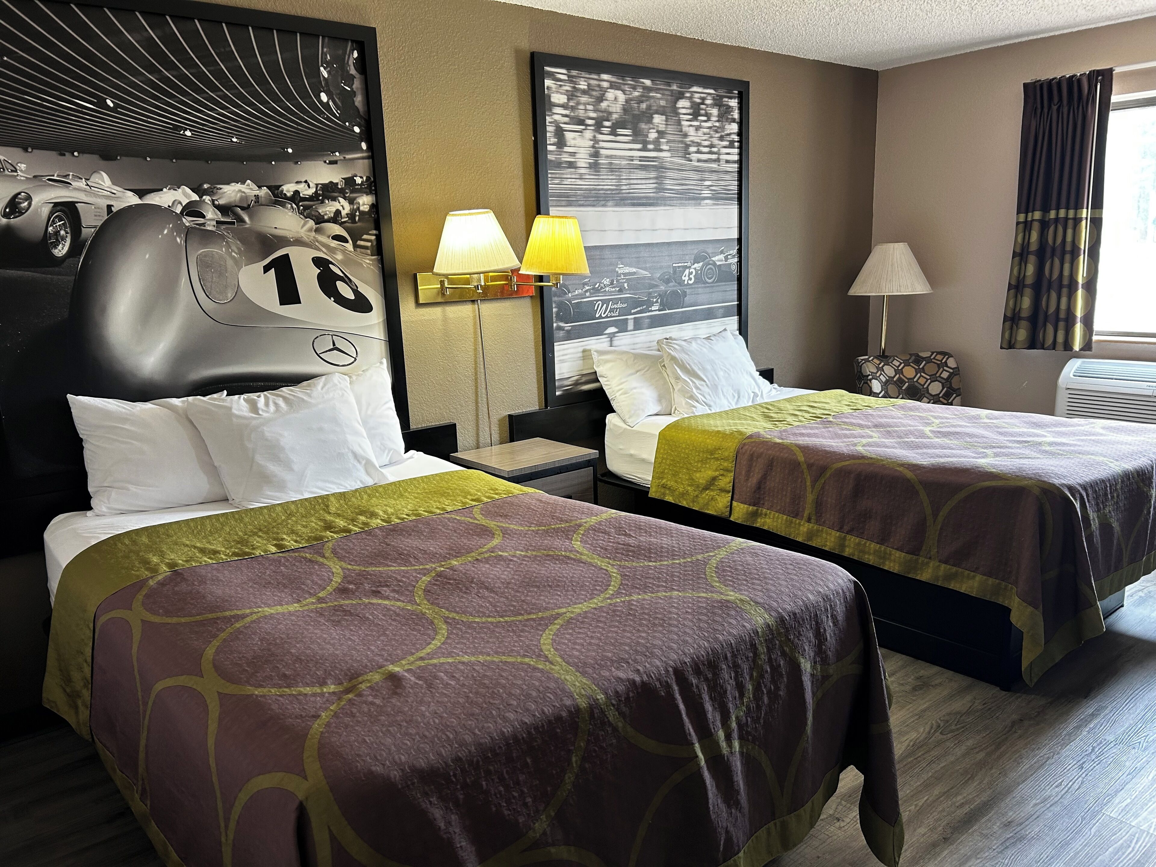 Standard Double Room, 2 Double Beds | Premium bedding, desk, laptop workspace, blackout curtains