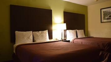 Standard Room, 2 Queen Beds | Desk, blackout curtains, free cots/infant beds, free WiFi