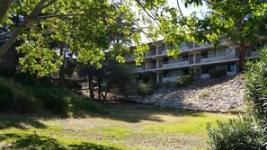 Outdoor banquet area