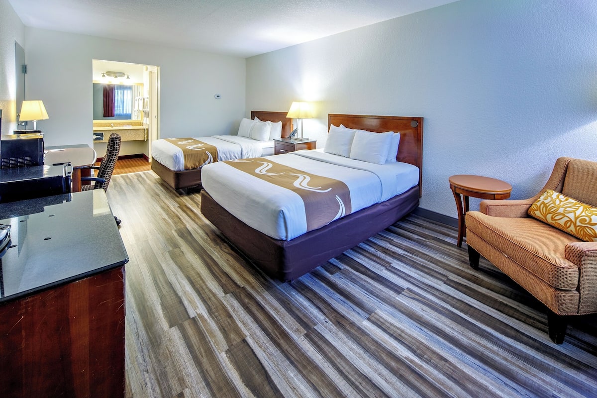 Premium bedding, pillow-top beds, individually decorated