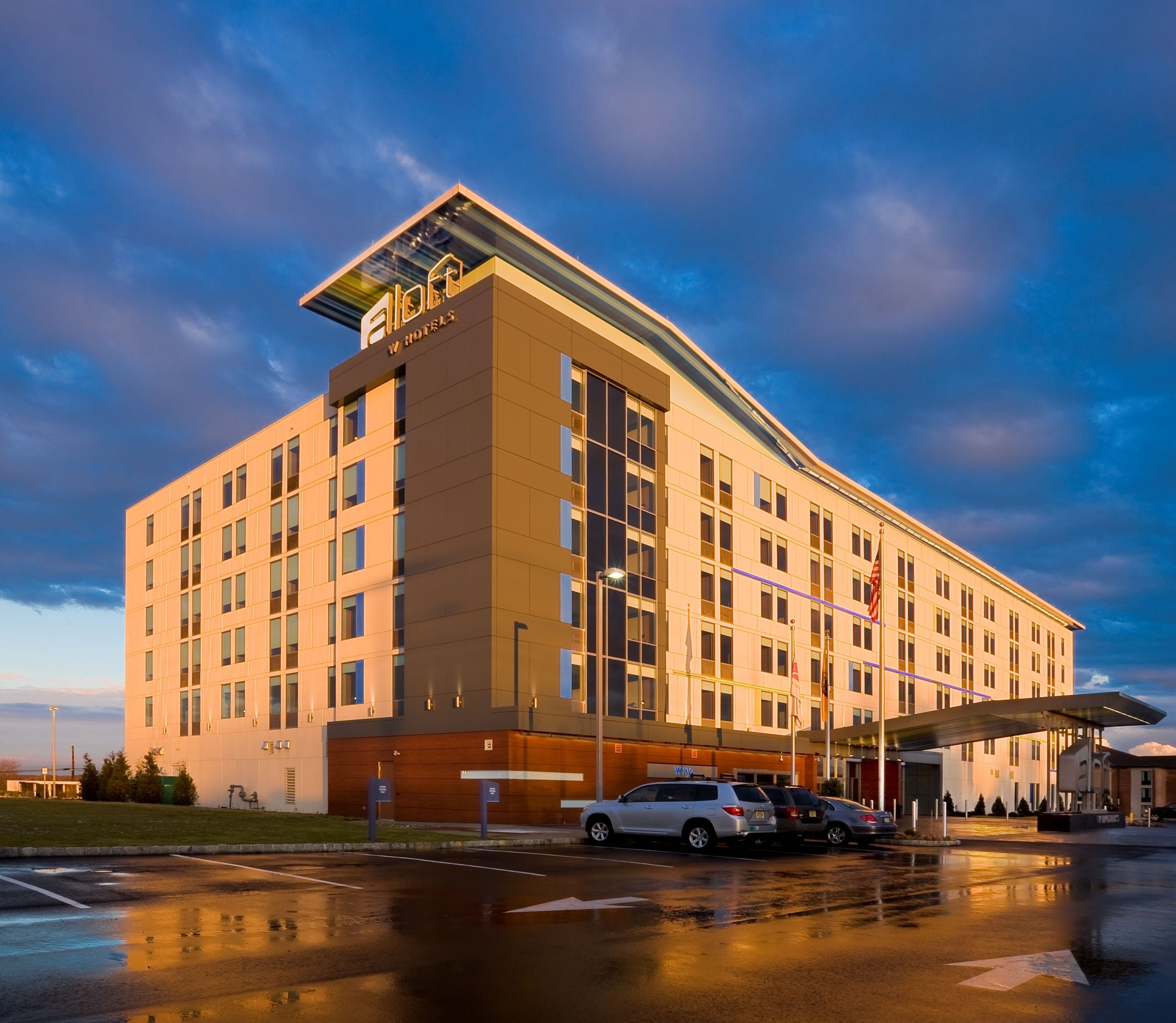 front of property – evening/night