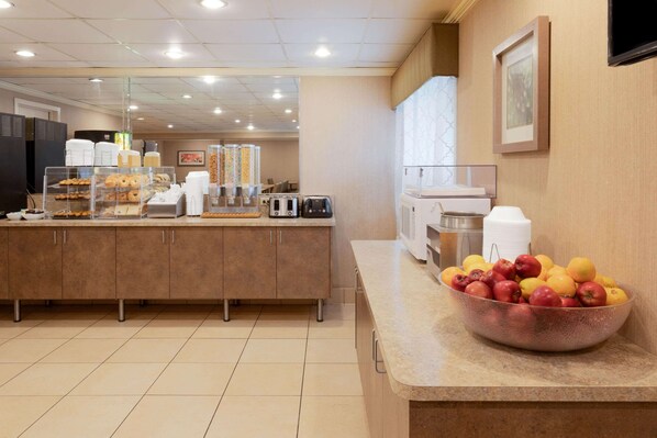 Free daily on-the-go breakfast 