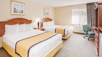 Desk, iron/ironing board, cots/infant beds, rollaway beds