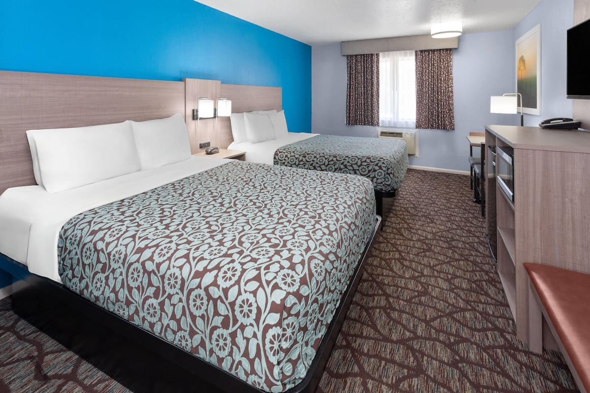 Room, 2 Queen Beds | Desk, laptop workspace, blackout drapes, soundproofing