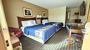 Chambre, 2 grands lits, non-fumeur