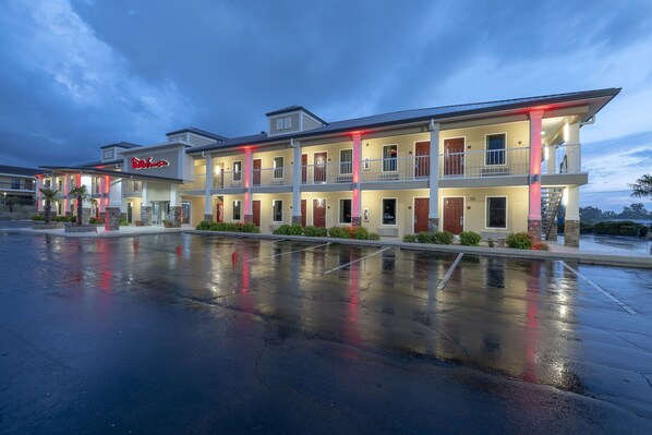 Front of property – evening/night
