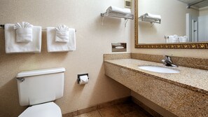 Free toiletries, towels