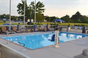 Seasonal outdoor pool