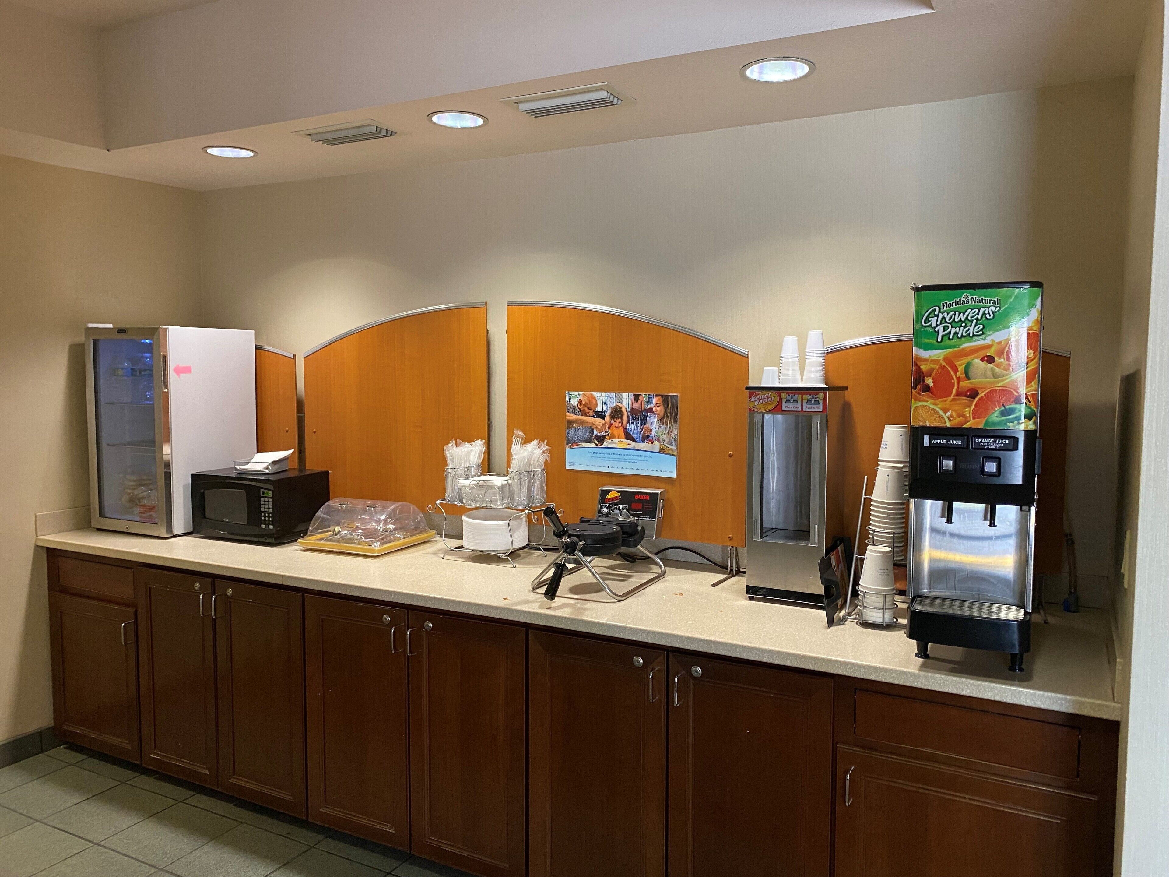 Free daily on-the-go breakfast
