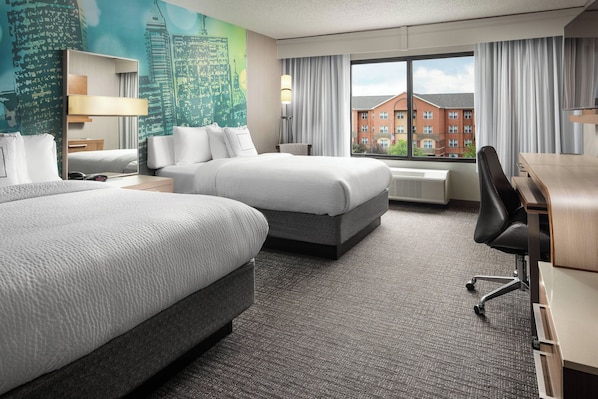 In-room safe, desk, blackout curtains, iron/ironing board