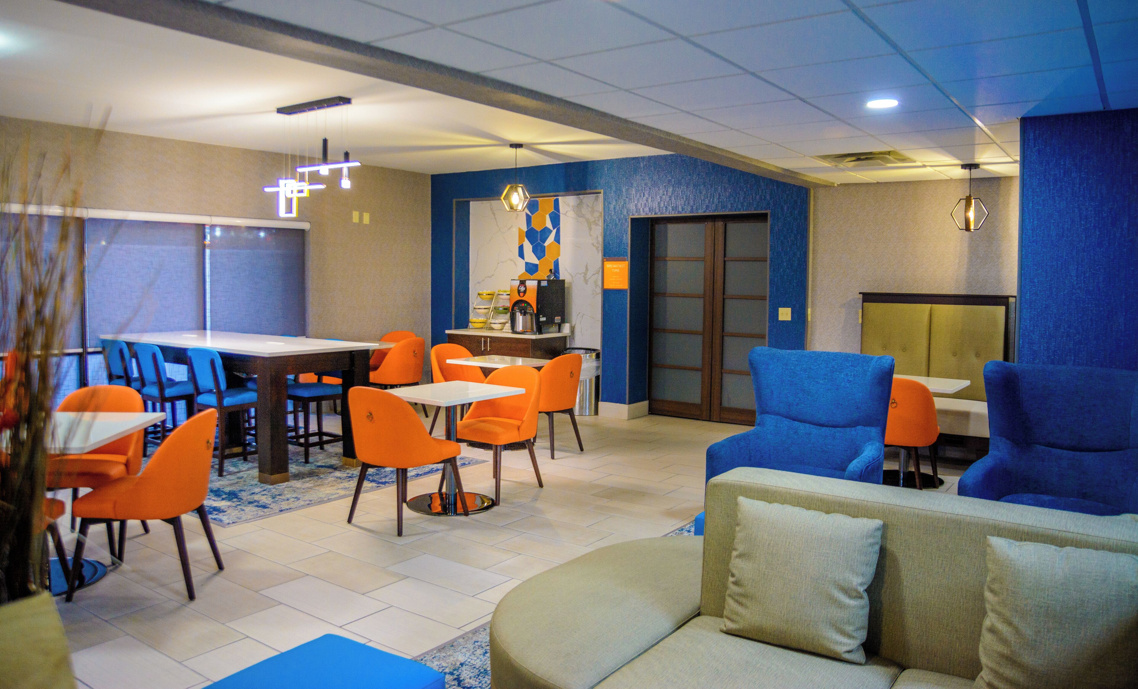 Sala de estar en el lobby