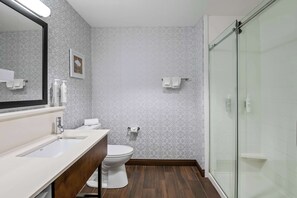 Standard room with king bed | Bathroom shower