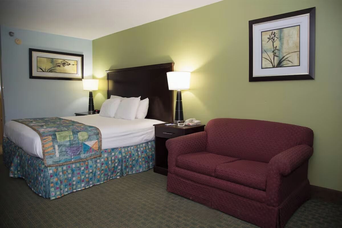 Room, 1 King Bed with Sofa bed | In-room safe, iron/ironing board, free WiFi, bed sheets