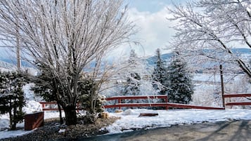 Blick von der Unterkunft