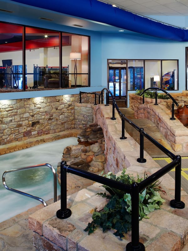 Indoor pool, outdoor pool