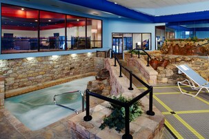 Indoor pool, outdoor pool