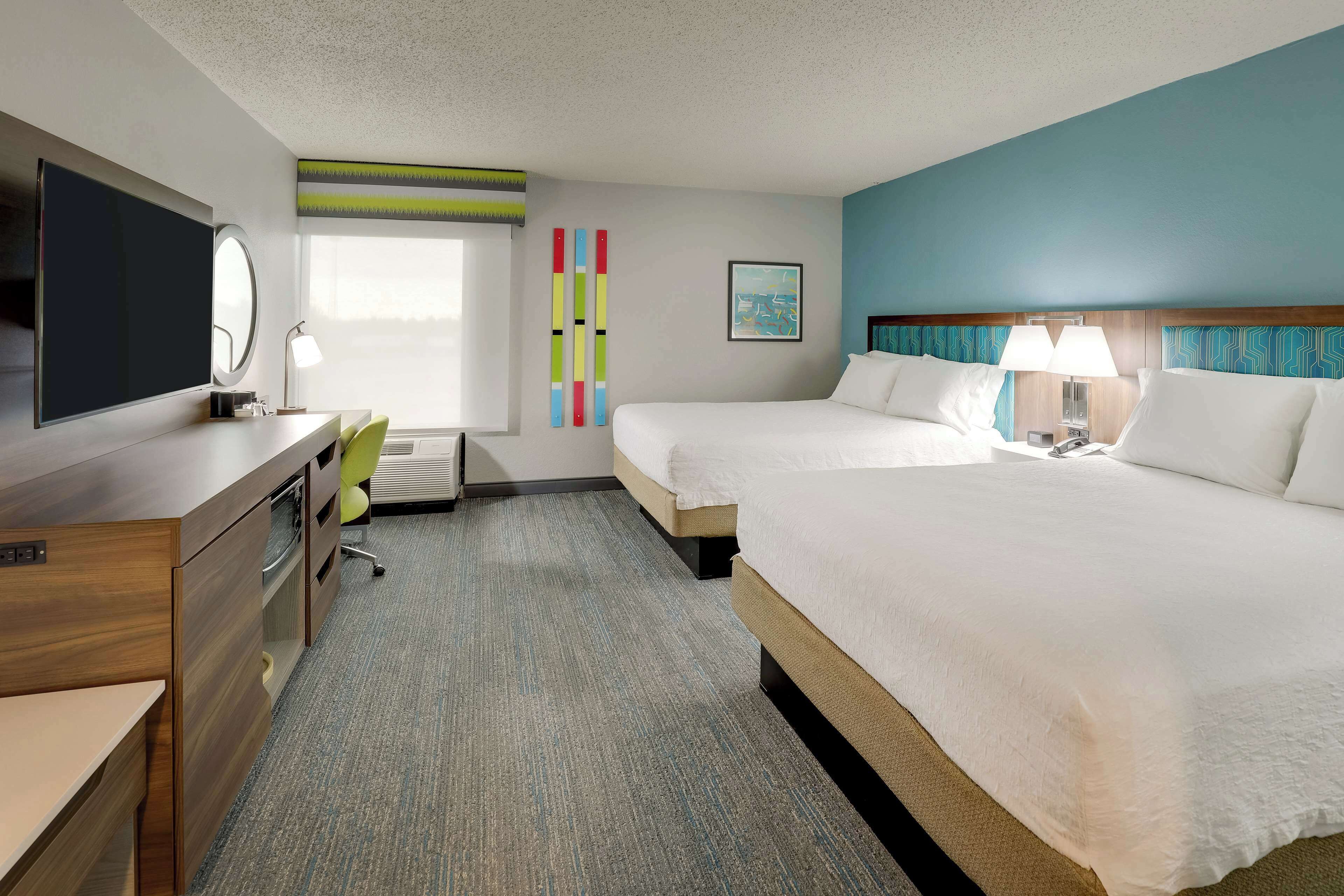 two queen beds non smoking | 1 bedroom, in-room safe, individually decorated, individually furnished