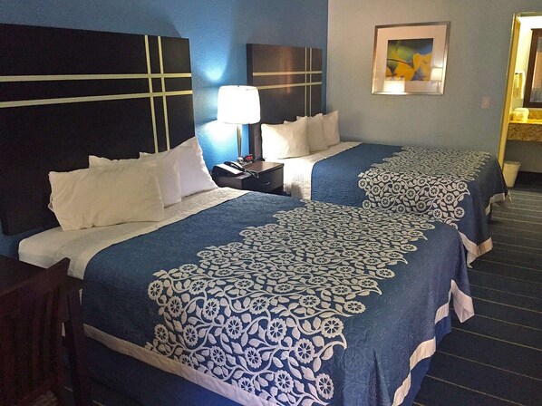 Iron/ironing board, free cots/infant beds, free WiFi, alarm clocks