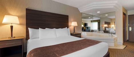 Chambre Standard, 1 très grand lit, non-fumeur, baignoire à jets | Fer et planche à repasser, lit de bébé (gratuit), Wi-Fi (supplément)
