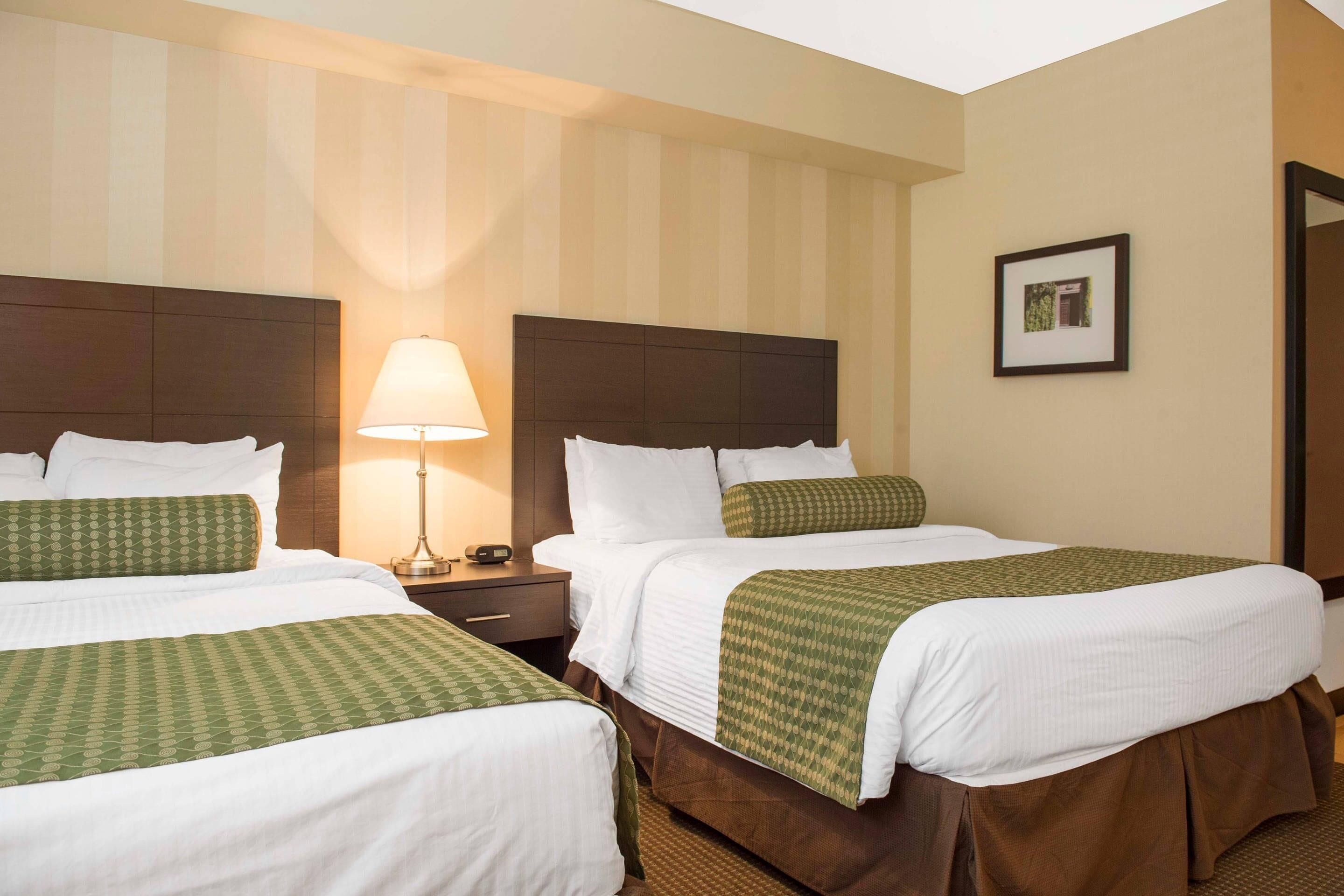 Standard Room, 2 Queen Beds, Non Smoking | Premium bedding, in-room safe, desk, iron/ironing board