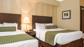 Standard Room, 2 Queen Beds, Non Smoking | Premium bedding, in-room safe, desk, iron/ironing board