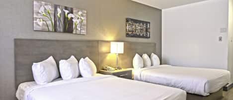 Superior-Zimmer, 2 Queen-Betten | Schreibtisch, VerdunkelungsvorhĂ€nge, BĂŒgeleisen/BĂŒgelbrett