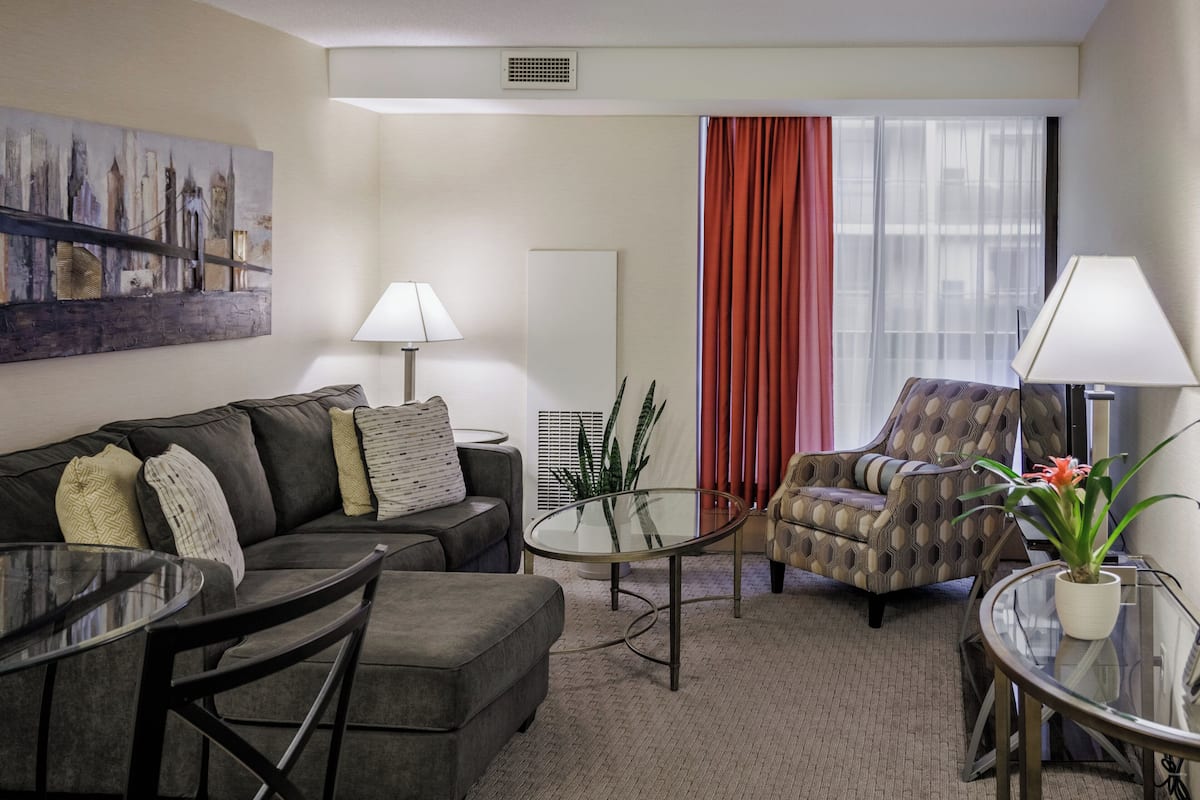 Premier Suite, 1 King Bed | 1 bedroom, desk, blackout drapes, soundproofing
