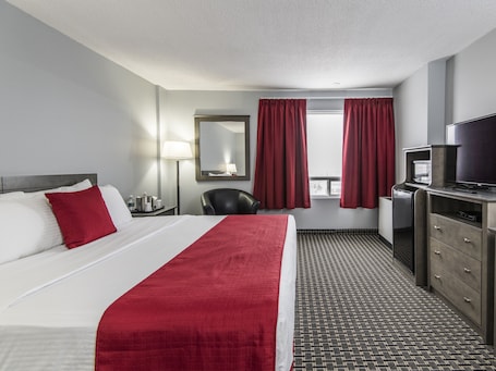 Business Room, 1 King Bed, Non Smoking | Pillowtop beds, desk, blackout drapes, iron/ironing board