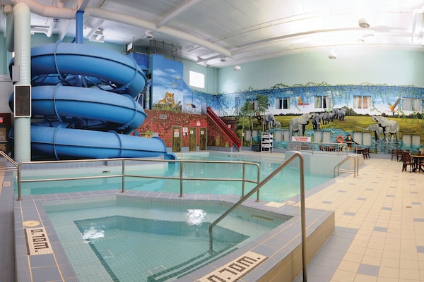 Una piscina techada