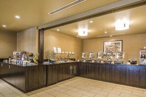 Free daily buffet breakfast