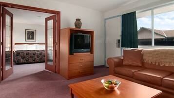 27-inch TV with cable channels