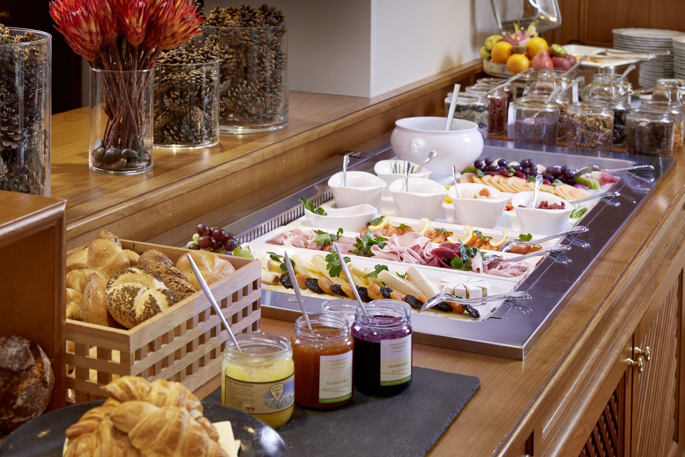 daily buffet breakfast (eur 18.00 per person)