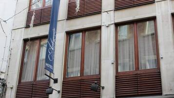 Façade de l’hébergement