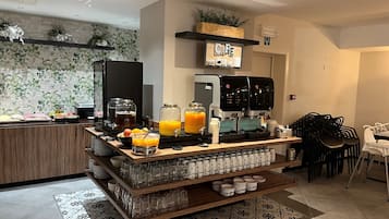 Daily buffet breakfast (EUR 16 per person)