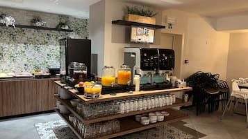 Daily buffet breakfast (EUR 15 per person)