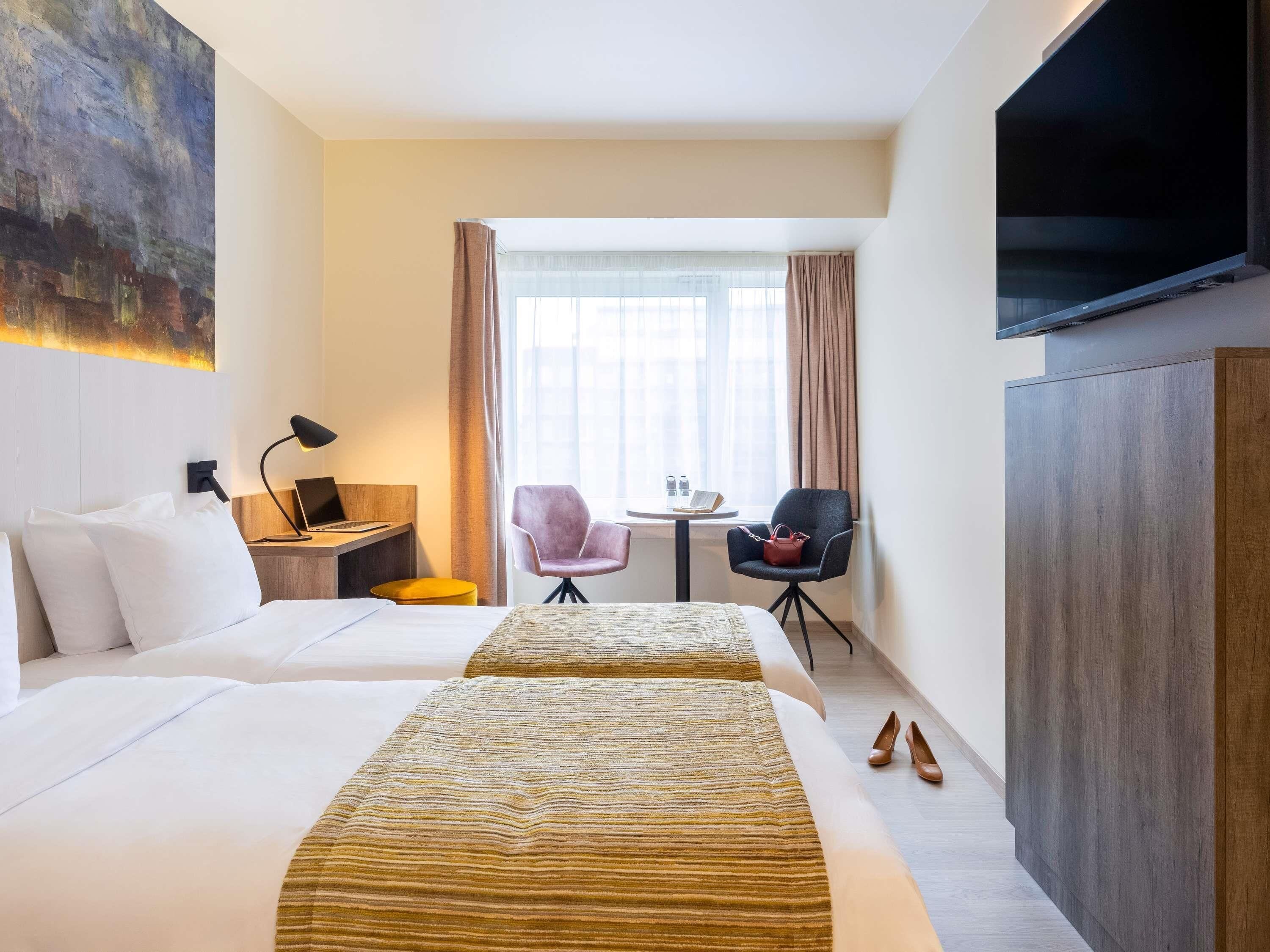 In-room safe, desk, blackout drapes, iron/ironing board