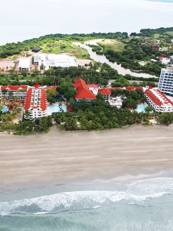 On the beach, beach cabanas, beach massages, beach bar